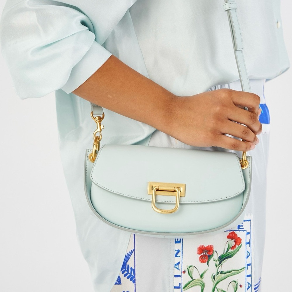 OROTON Small Baguette Pochette Leather Bag - Picture 9 of 11
